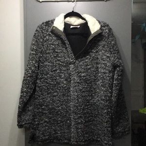 Gray Sherpa pullover
